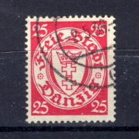 Selo Cidade Livre de Dantzig, Mi.246 (SG 184), Usado #, 25 Pf
