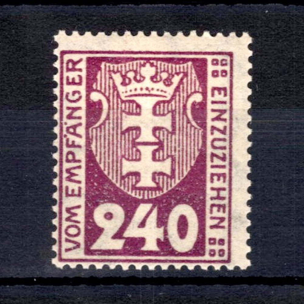 Známka Danzig*, 240 Pf Známka Danzig*, 240 Pf