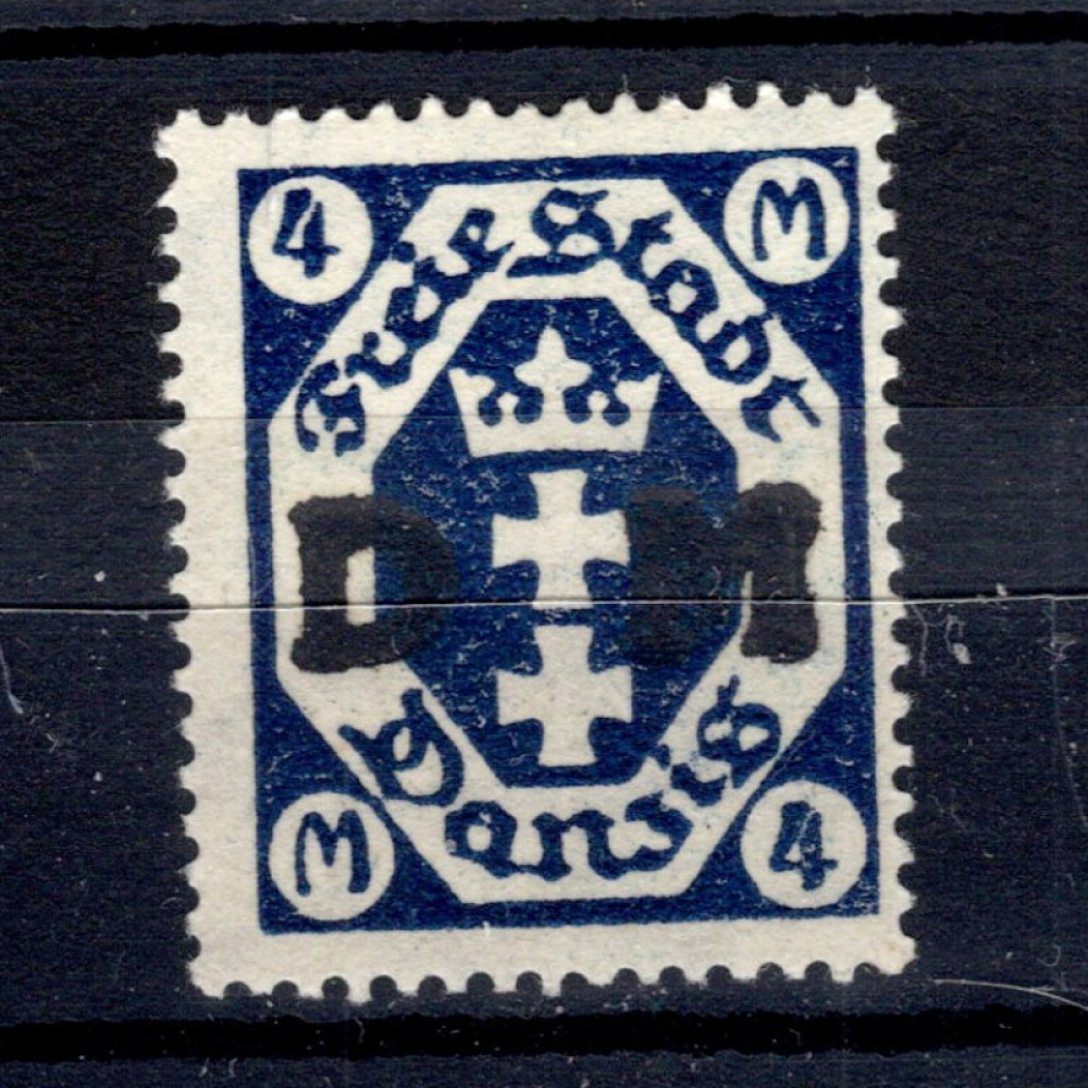 Známka Danzig, Mi.D2 (SG O95)*, 10 German Známka Danzig, Mi.D2 (SG O95)*, 10 German