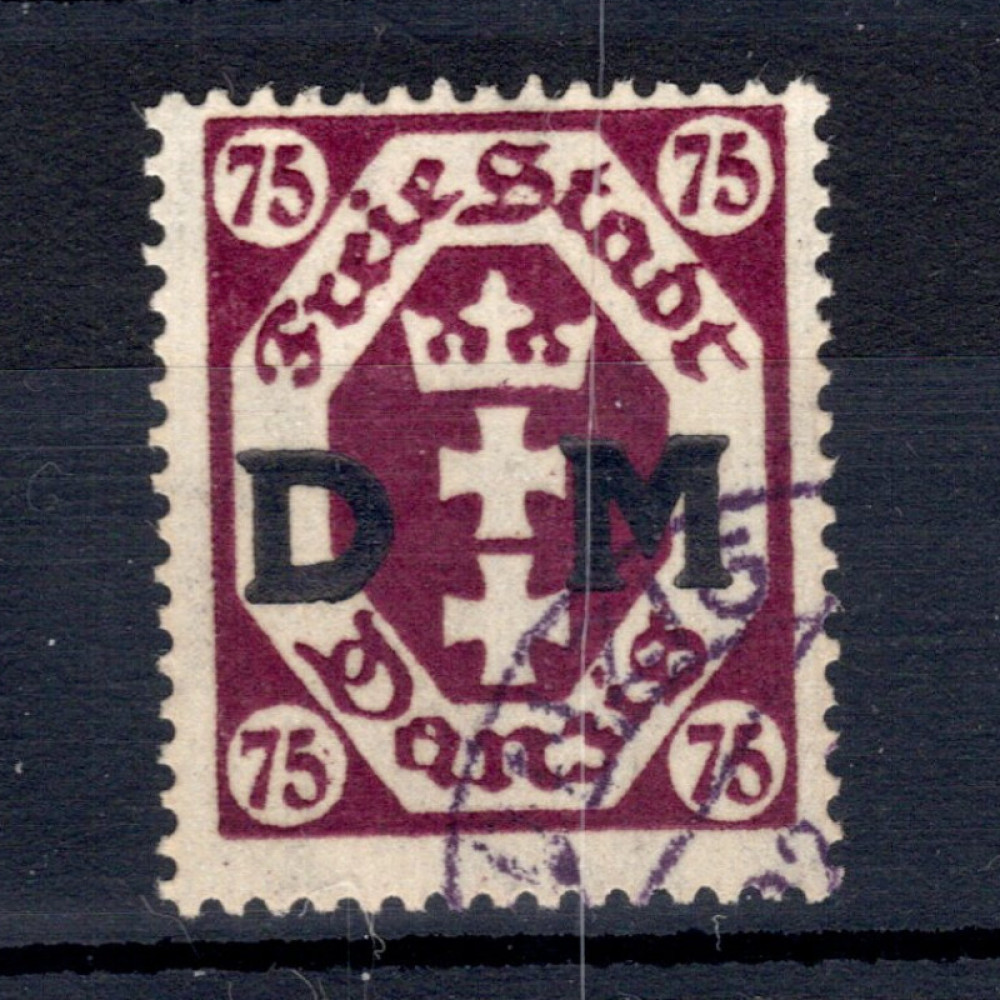 Známka Danzig, Mi.D12 (SG O107)#, 1.2 German Známka Danzig, Mi.D12 (SG O107)#, 1.2 German