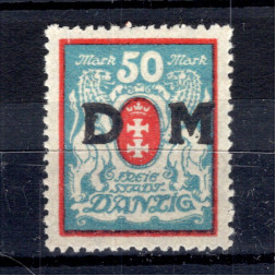 Stamp Danzig, Mi.P25X (SG D122), Used #, 500 German