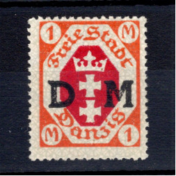 Známka Danzig, Mi.D11 (SG O106)*, 1 M