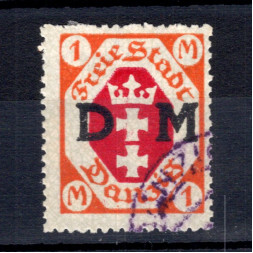Známka Danzig, Mi.D11 (SG O106)#, 1 M
