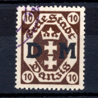 Známka Danzig, Mi.D2 (SG O95), 10 Pf