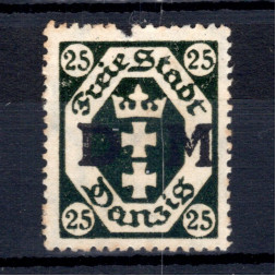 Známka Danzig, Mi.D5 (SG O98)(*), 25 Pf