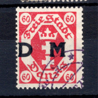 Známka Danzig, Mi.D9 (SG O102)#, 60 Pf Známka Danzig, Mi.D9 (SG O102)#, 60 Pf