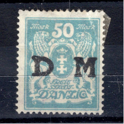 Známka Danzig, Mi.D36 (SG O142)(*), 50 M