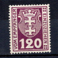 Známka Danzig*, 120 Pf