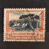 Selo África do Sul, SG35 (Mi. 31A-32A), Usado #, 2 d
