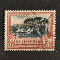 Známka Jižní afrika, SG35 (Mi. 31A-32A)#, 2 d Známka Jižní afrika, SG35 (Mi. 31A-32A)#, 2 d