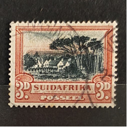 Briefmarke Südafrika, SG35 (Mi. 31A-32A)#, 2 d