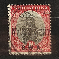 Sello Sudáfrica, SG31 (Mi. 23A-24A), Usado #, 2 d