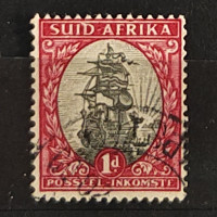 Stamp South Africa, SG31 (Mi. 23A-24A), Used #, 1 d