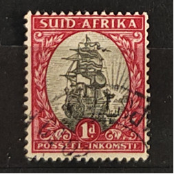 Sello Sudáfrica, SG31 (Mi. 23A-24A), Usado #, 1 d