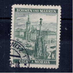 Sello Protectorado de Bohemia y Moravia, Pof.34 (Pof. 34), Usado #, 2K