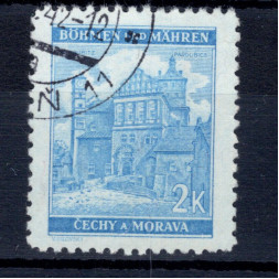 Známka Protektorát Č.a M., Pof.59#, 2K