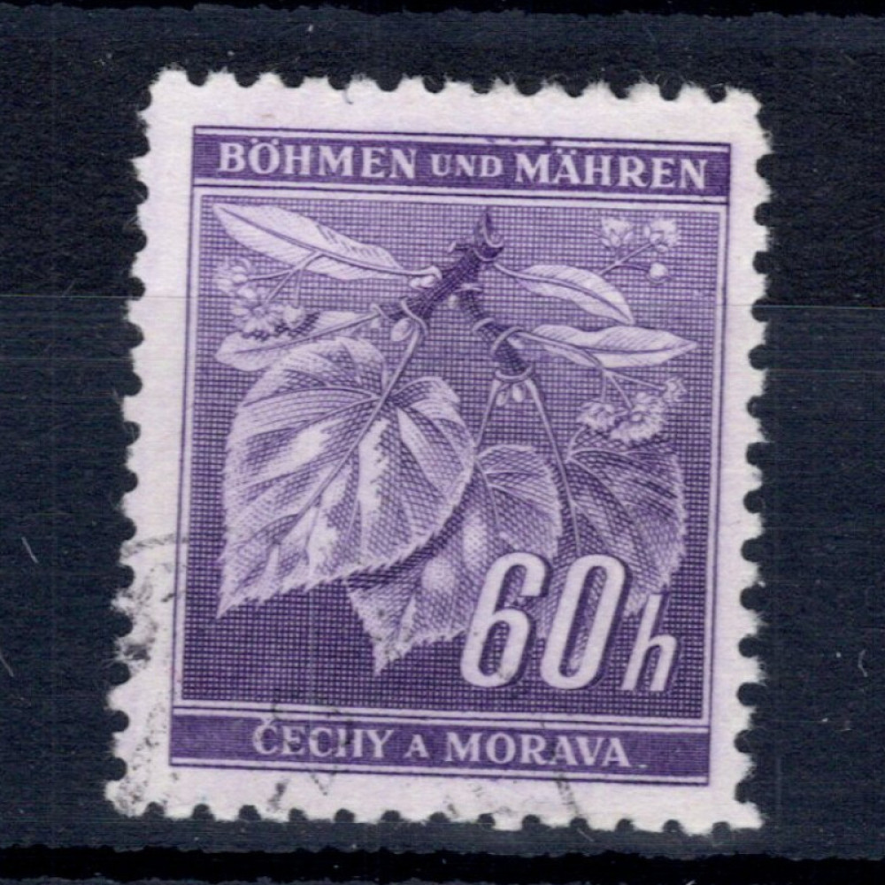 Známka Protektorát Č.a M., Pof.54*, 60H Známka Protektorát Č.a M., Pof.54*, 60H