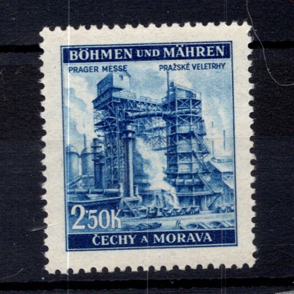 Známka Protektorát Č.a M., Pof.67**, 2.50K Známka Protektorát Č.a M., Pof.67**, 2.50K
