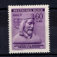 Známka Protektorát Č.a M., Pof.103*, 60+40H