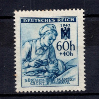 Známka Protektorát Č.a M., Pof.100*, 60 + 40H