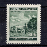 Známka Protektorát Č.a M., Pof.65**, 60H