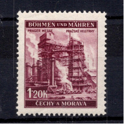 Sello Protectorado de Bohemia y Moravia, Pof.66 (Pof. 66), MNH, 1.20K