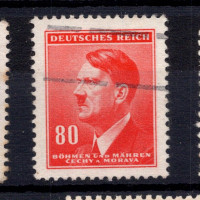 Známka Protektorát Č.a M., Pof.83#, 80H