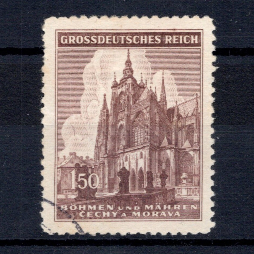 Známka Protektorát Č.a M., Pof.120#, 150H Známka Protektorát Č.a M., Pof.120#, 150H