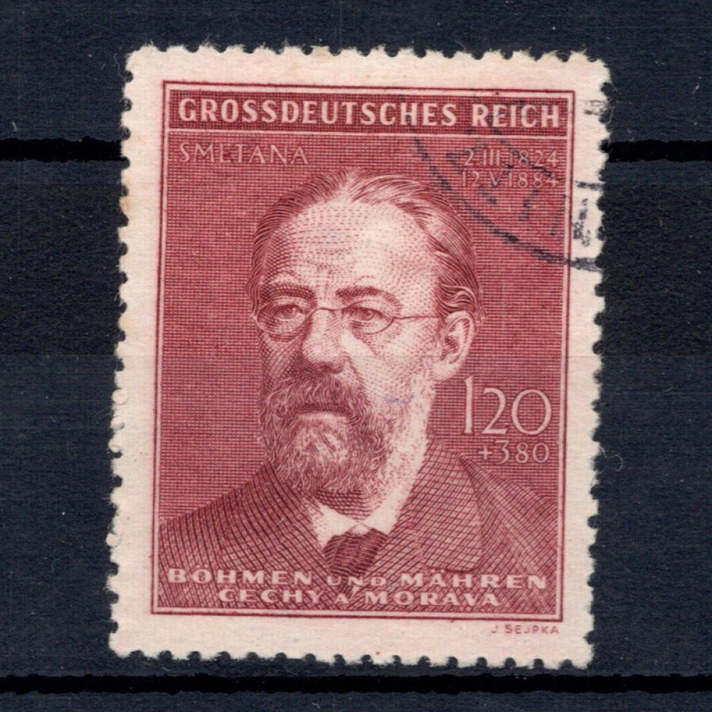 Známka Protektorát Č.a M., Pof.119#, 120 + 380H Známka Protektorát Č.a M., Pof.119#, 120 + 380H