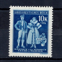 Známka Protektorát Č.a M., Pof.115**, 10 + 20K