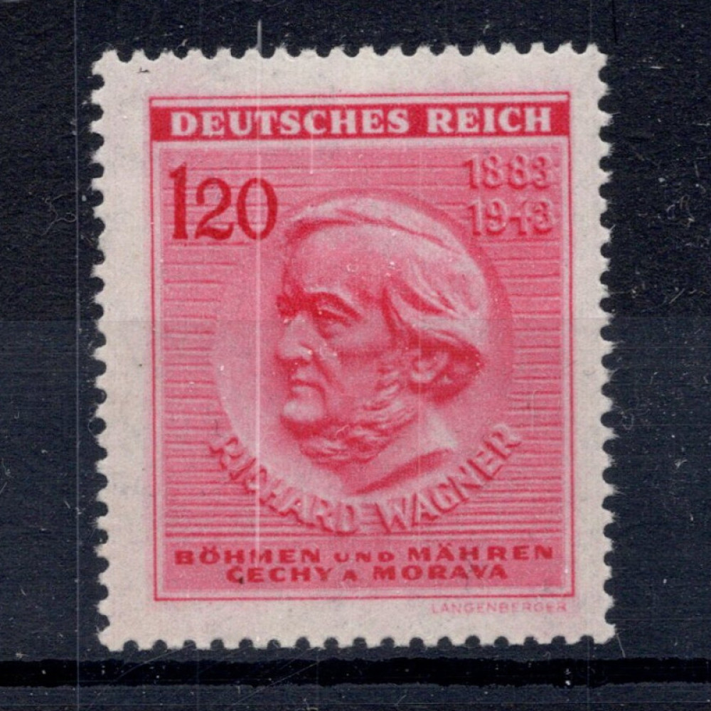 Známka Protektorát Č.a M., Pof.109*, 120H Známka Protektorát Č.a M., Pof.109*, 120H