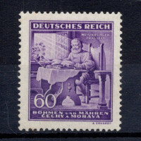 Známka Protektorát Č.a M., Pof.108*, 60H