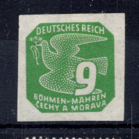 Známka Protektorát Č.a M., Pof.NV13*, 9H