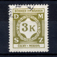 Známka Protektorát Č.a M., Pof.SL10#, 3K