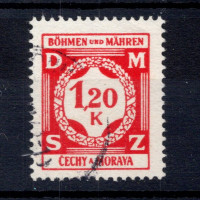 Známka Protektorát Č.a M., Pof.SL7#, 1.20K