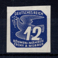 Známka Protektorát Č.a M., Pof.NV15**, 12H