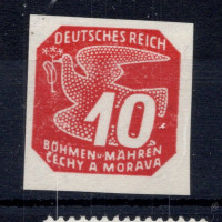 Známka Protektorát Č.a M., Pof.NV14(*), 10H