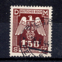 Známka Protektorát Č.a M., Pof.SL20#, 1.50K Známka Protektorát Č.a M., Pof.SL20#, 1.50K