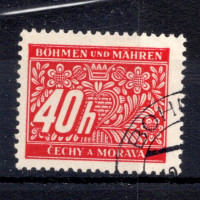 Známka Protektorát Č.a M., Pof.DL5#, 40H