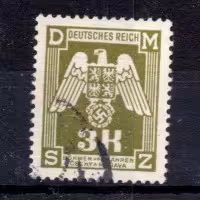 Sello Protectorado de Bohemia y Moravia, Pof.SL22 (Pof. SL22), Usado #, 3K