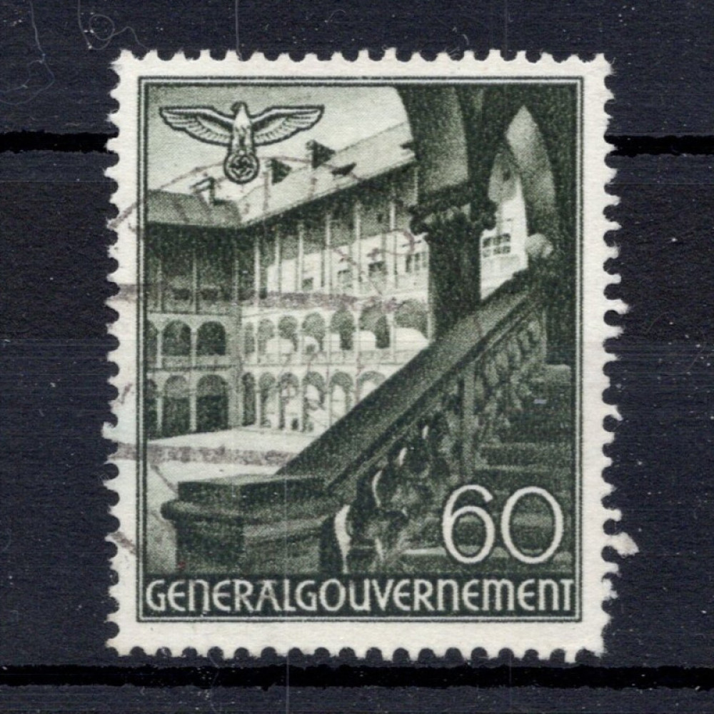 Známka Generální gouvernement, Mi.49 (SG 405)#, 60 gr Známka Generální gouvernement, Mi.49 (SG 405)#, 60 gr