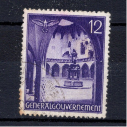 Selo Governo Geral, Mi.43 (SG 396), Usado #, 12 gr