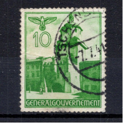 Selo Governo Geral, Mi.42 (SG 395), Usado #, 10 gr