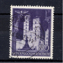 Briefmarke Generalgouvernement, Mi.50 (SG 406)#, 80 gr