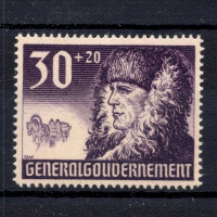 Známka Generální gouvernement, Mi.61 (SG 418)*, 30 gr