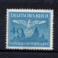 Známka Generální gouvernement, Mi.D33 (SG O464)(*), 40 gr