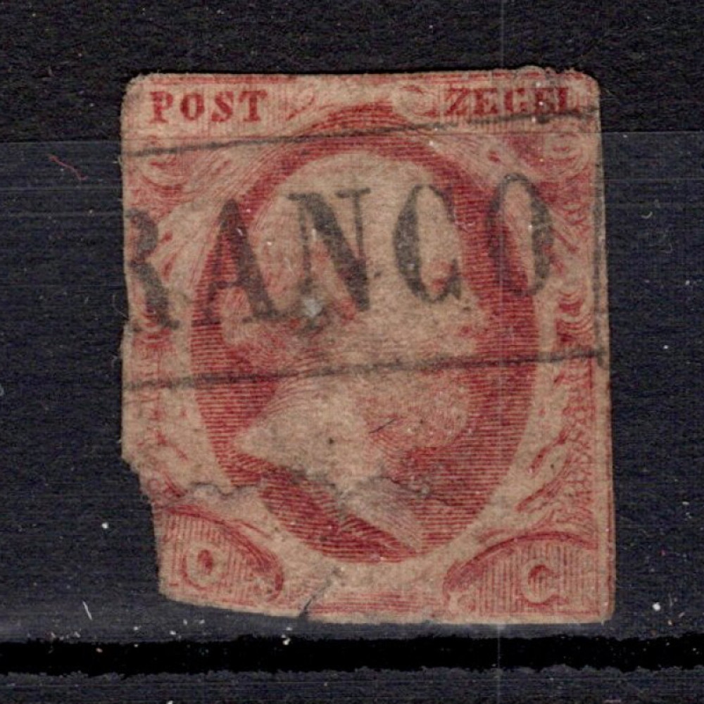 Známka Nizozemsko, Mi.2 (SG 2)#, 10 c Známka Nizozemsko, Mi.2 (SG 2)#, 10 c