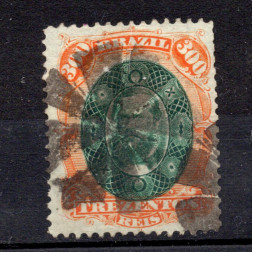 Sello Brasil, Mi.37 (SG 67), Usado #, 300 R