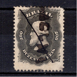 Briefmarke Brasilien, Mi.28 (SG 48)#, 200 R