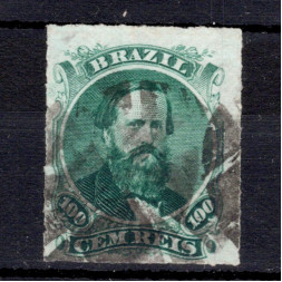 Briefmarke Brasilien, Mi.34 (SG 54)#, 100 R